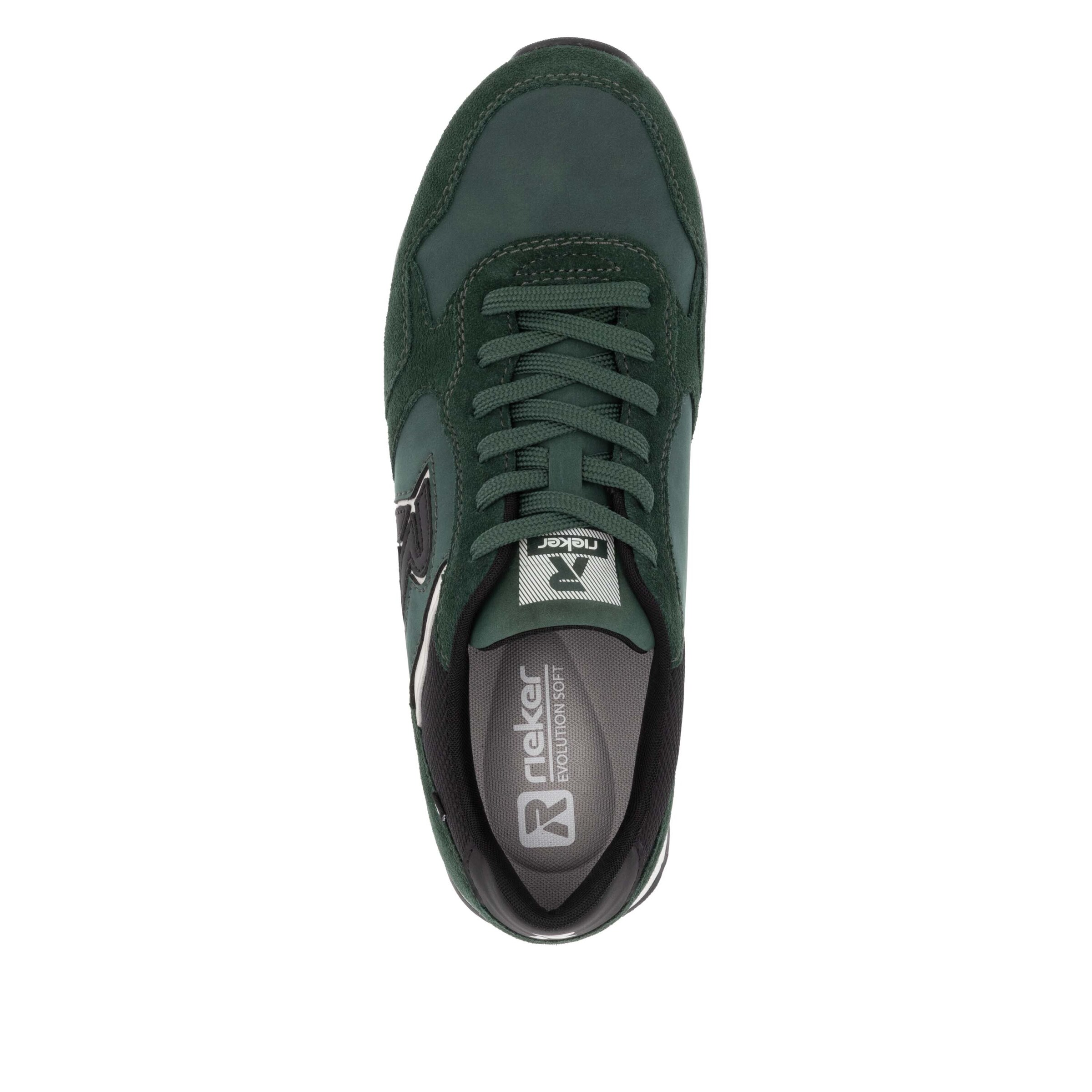 Baskets basses Rieker Sport en vert