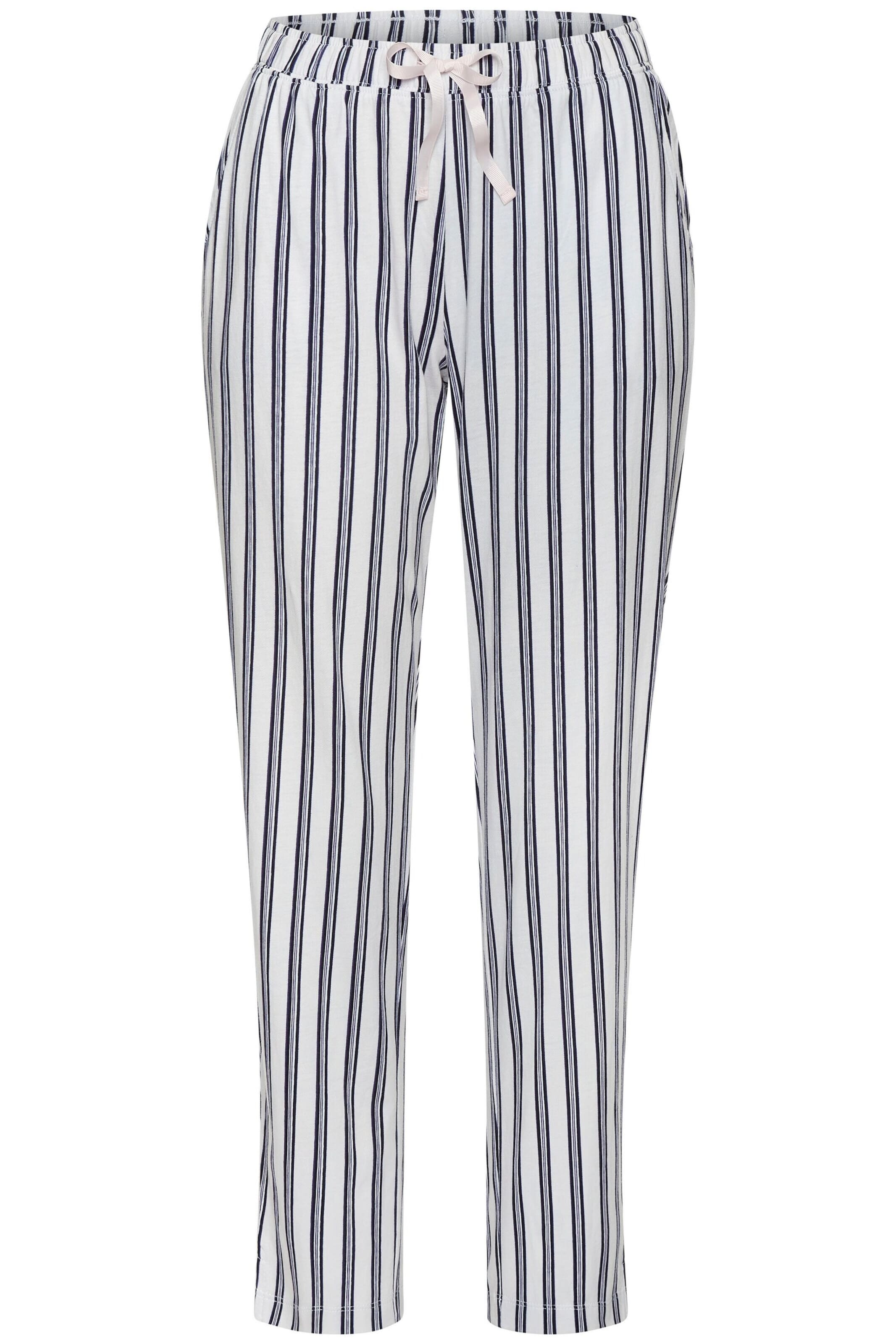 s.Oliver - Pantalón de pijama en blanco: frente