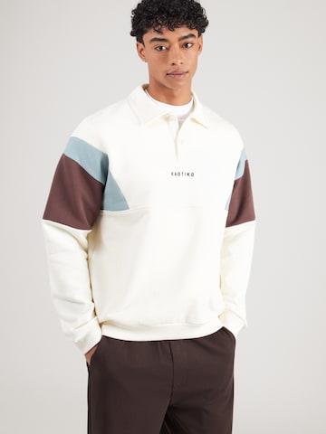 bēšs Kaotiko Sportisks džemperis: no priekšpuses