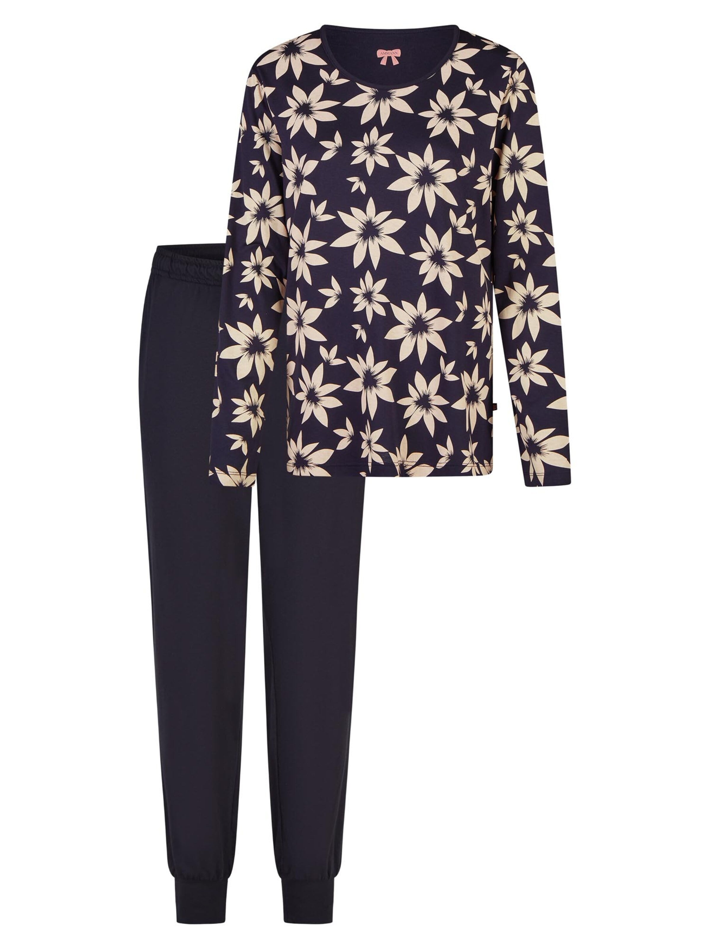 Ammann Pajama 'Mix & Match' in Blue: front