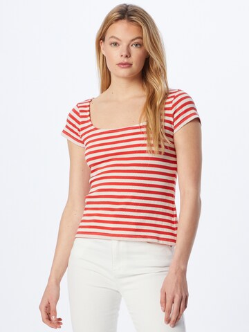 Sisley - Camiseta en rojo: frente