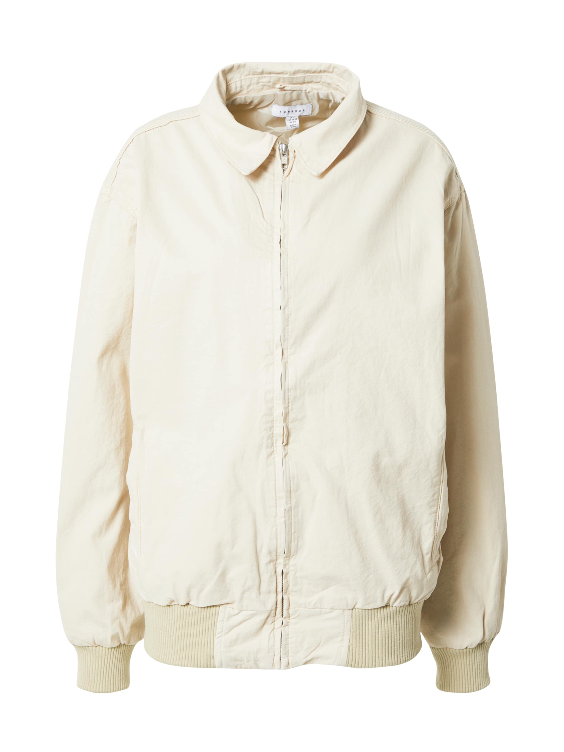 TOPSHOP - Chaqueta de entretiempo en beige: frente
