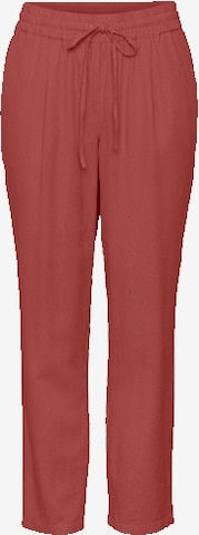Loosefit Pantalon 'VMJESMILO' VERO MODA en rouge : devant