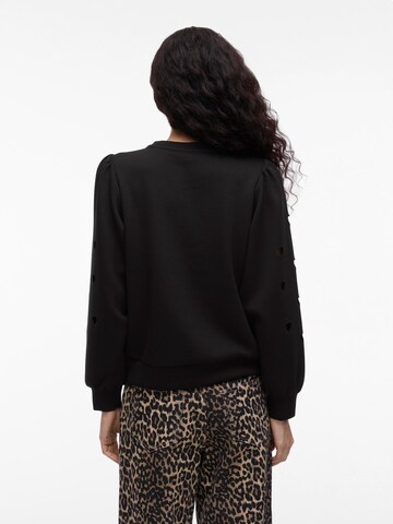 VILA Sweatshirt 'VISif' in Schwarz