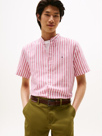 TOMMY HILFIGER Regular fit Overhemd in Roze: voorkant