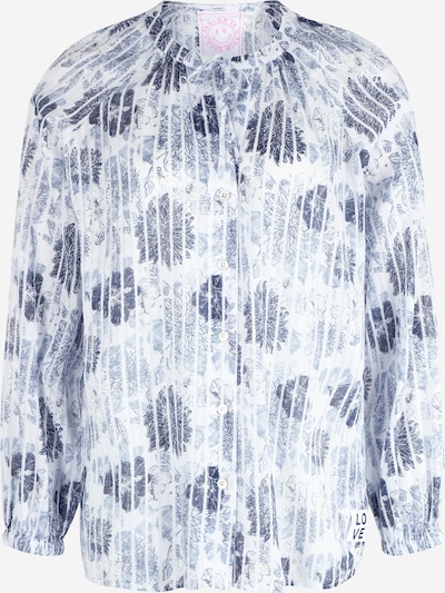 LIEBLINGSSTÜCK Bluza 'Edla' u plavi traper / svijetloplava / bijela, Pregled proizvoda