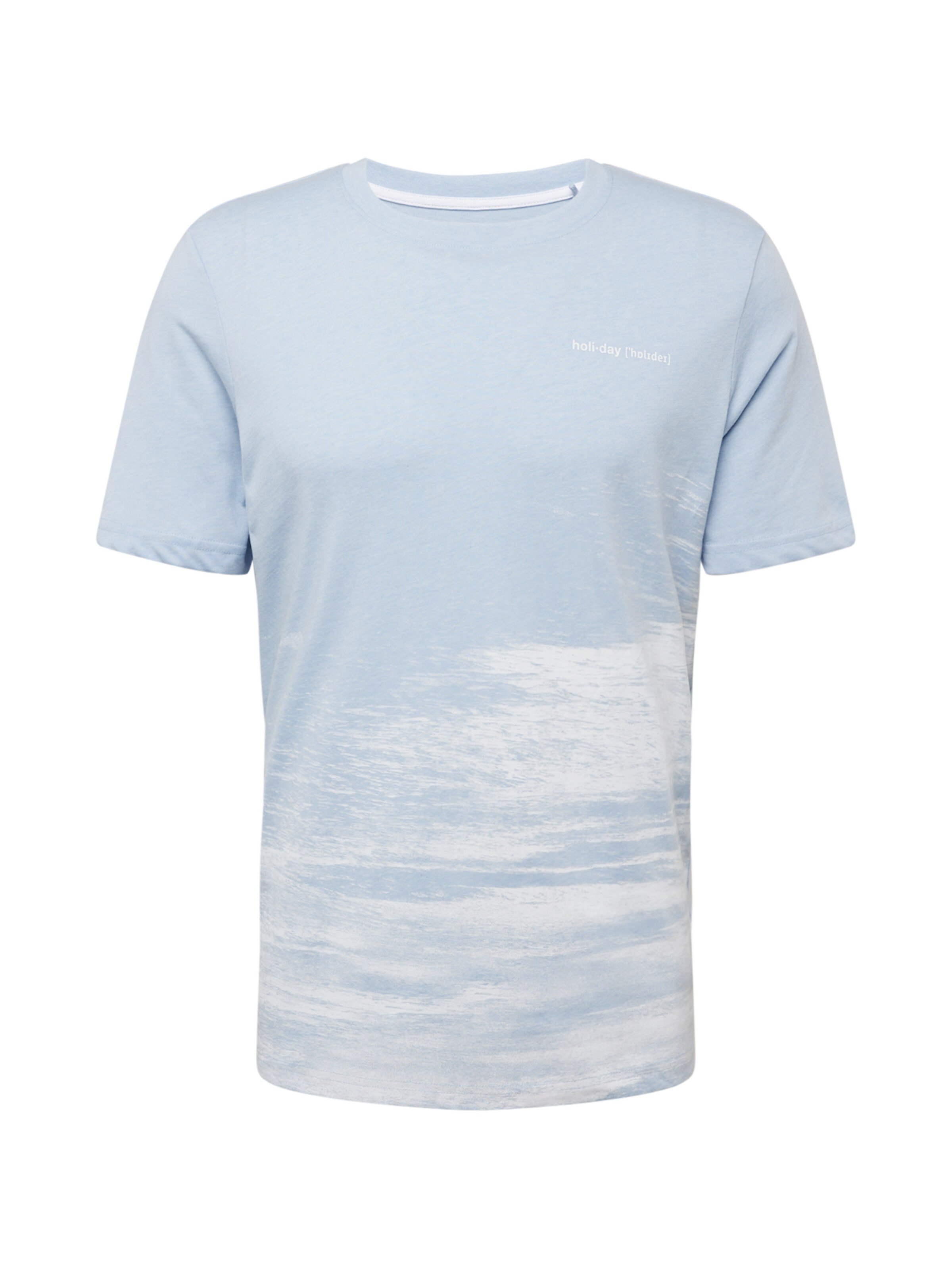 T-Shirt QS en bleu : devant