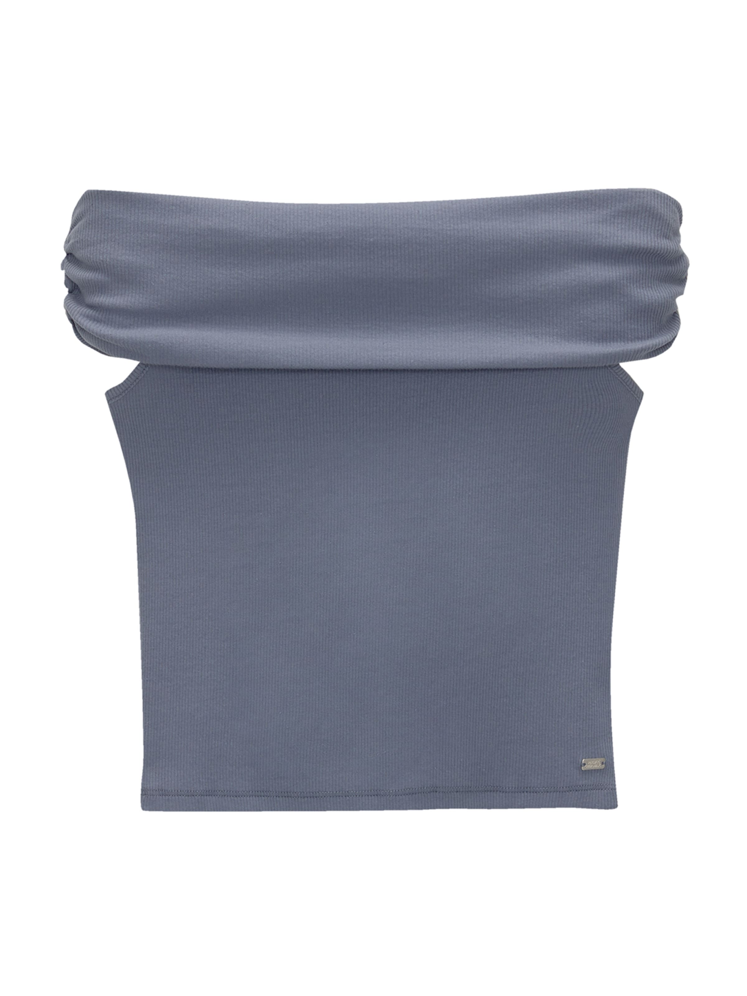 Pull&Bear Top in Blauw: voorkant