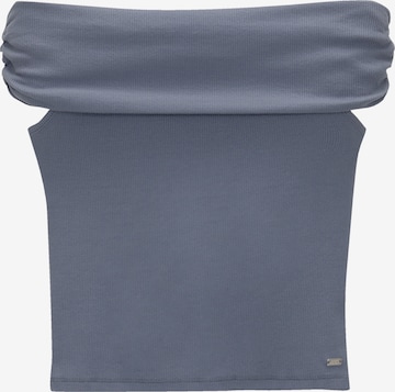 Pull&Bear Top in Blau: predná strana