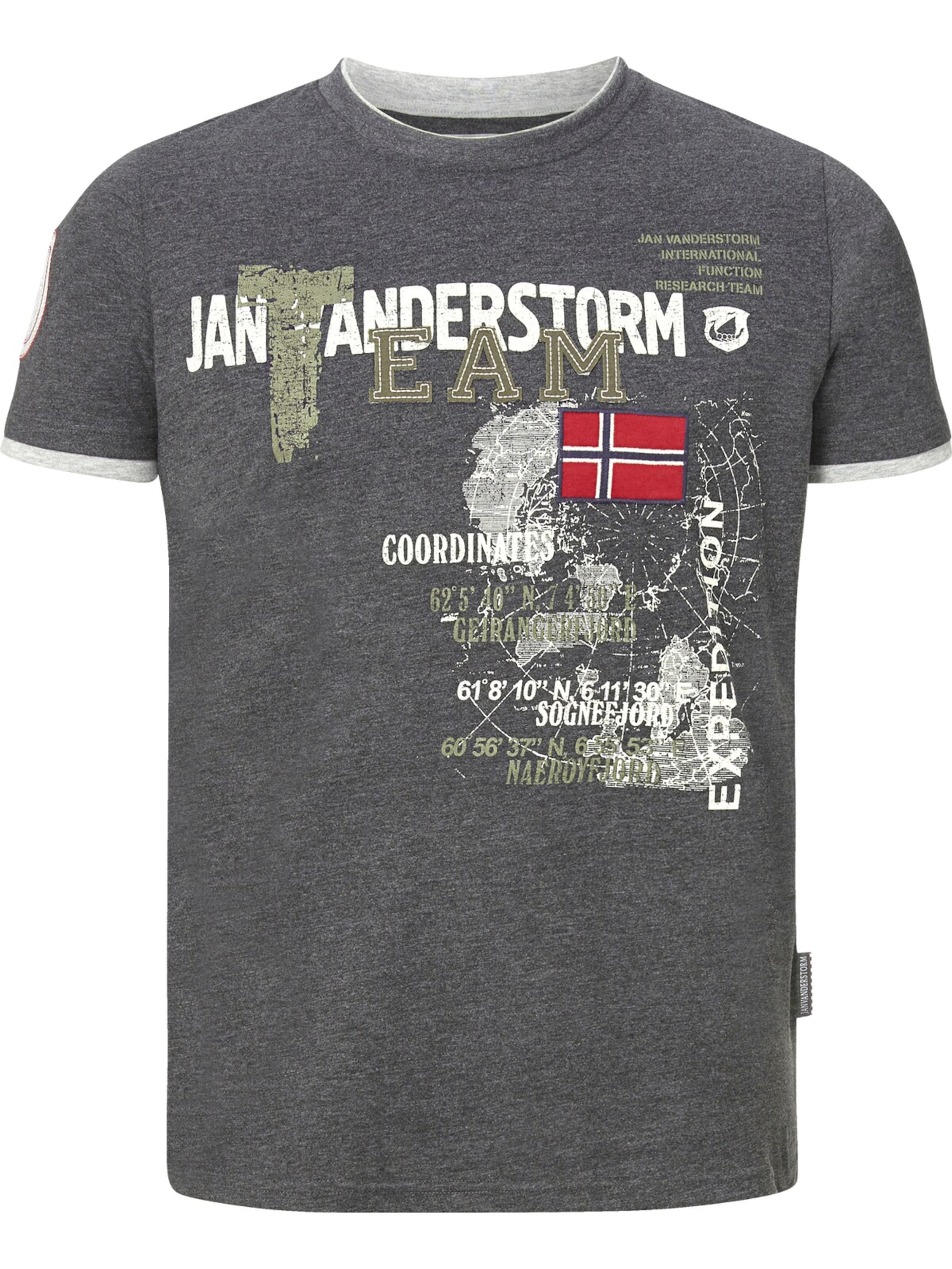 Jan Vanderstorm Shirt 'Sölve' in Grey: front