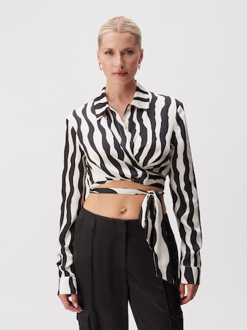 LeGer by Lena Gercke - Blusa 'Floria' en negro: frente