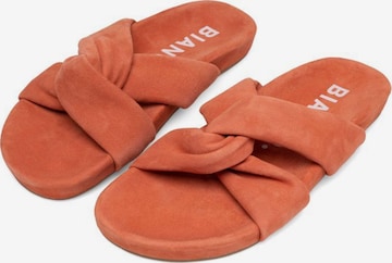 Bianco Mules 'SAZA' in Orange