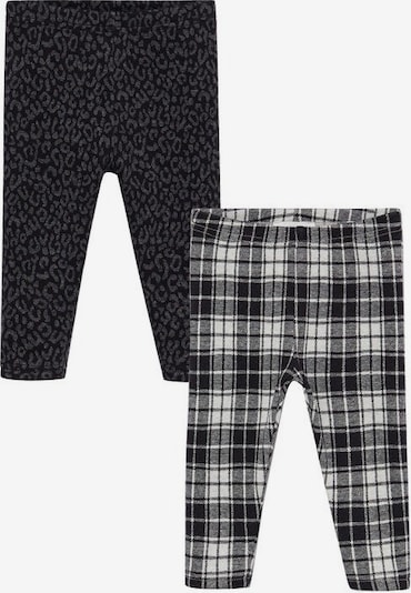 MANGO KIDS Leggings en blanc chiné, Vue avec produit