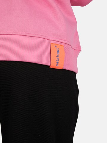 salzhaut Sweatshirt 'Tagel' in Roze