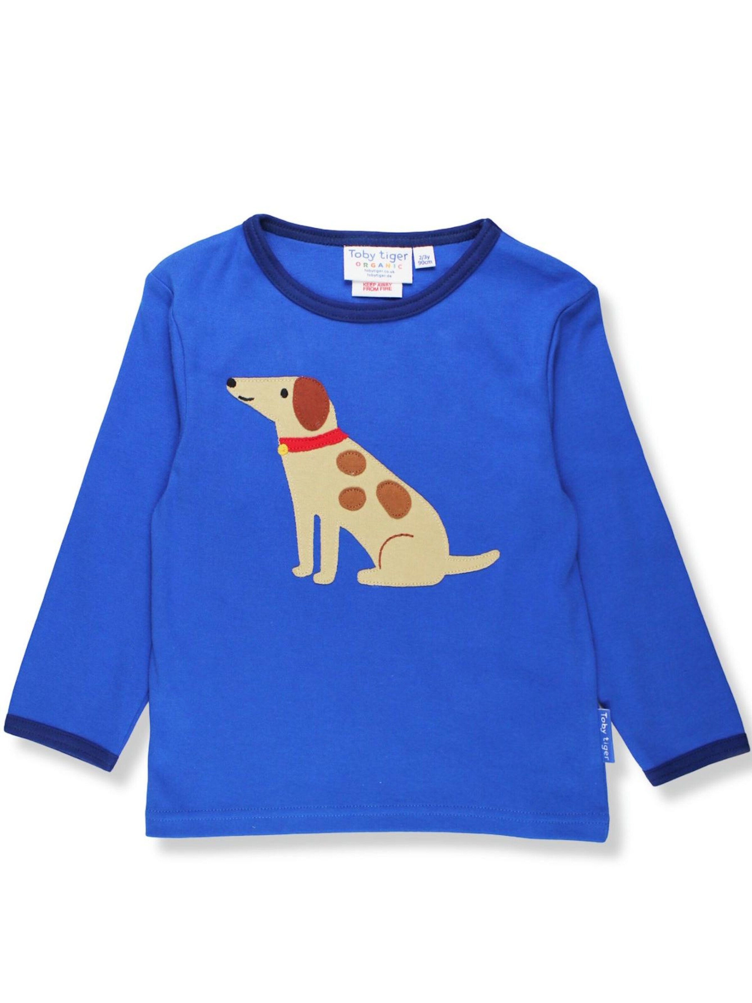 Toby Tiger Shirt in Blue: front