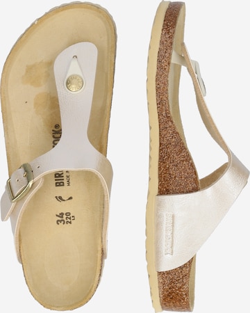 BIRKENSTOCK Sandals & Slippers 'Gizeh' in Beige