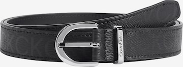 Ceinture Calvin Klein en noir : devant