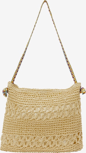 Rankinė su ilgu dirželiu iš ebeeza, spalva – smėlio spalva, Prekių apžvalga