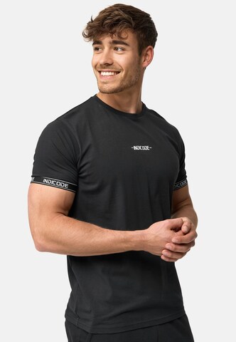 INDICODE JEANS Shirt 'Lutzy' in Black: front