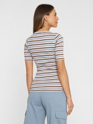 KnowledgeCotton Apparel T-Shirt in Mischfarben