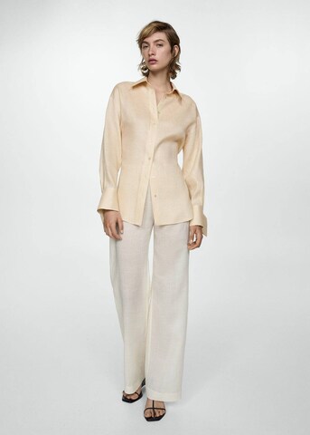 MANGO Bluse 'Luca' in Beige
