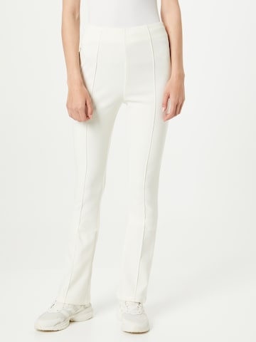 Misspap Flared Pants in Beige: front