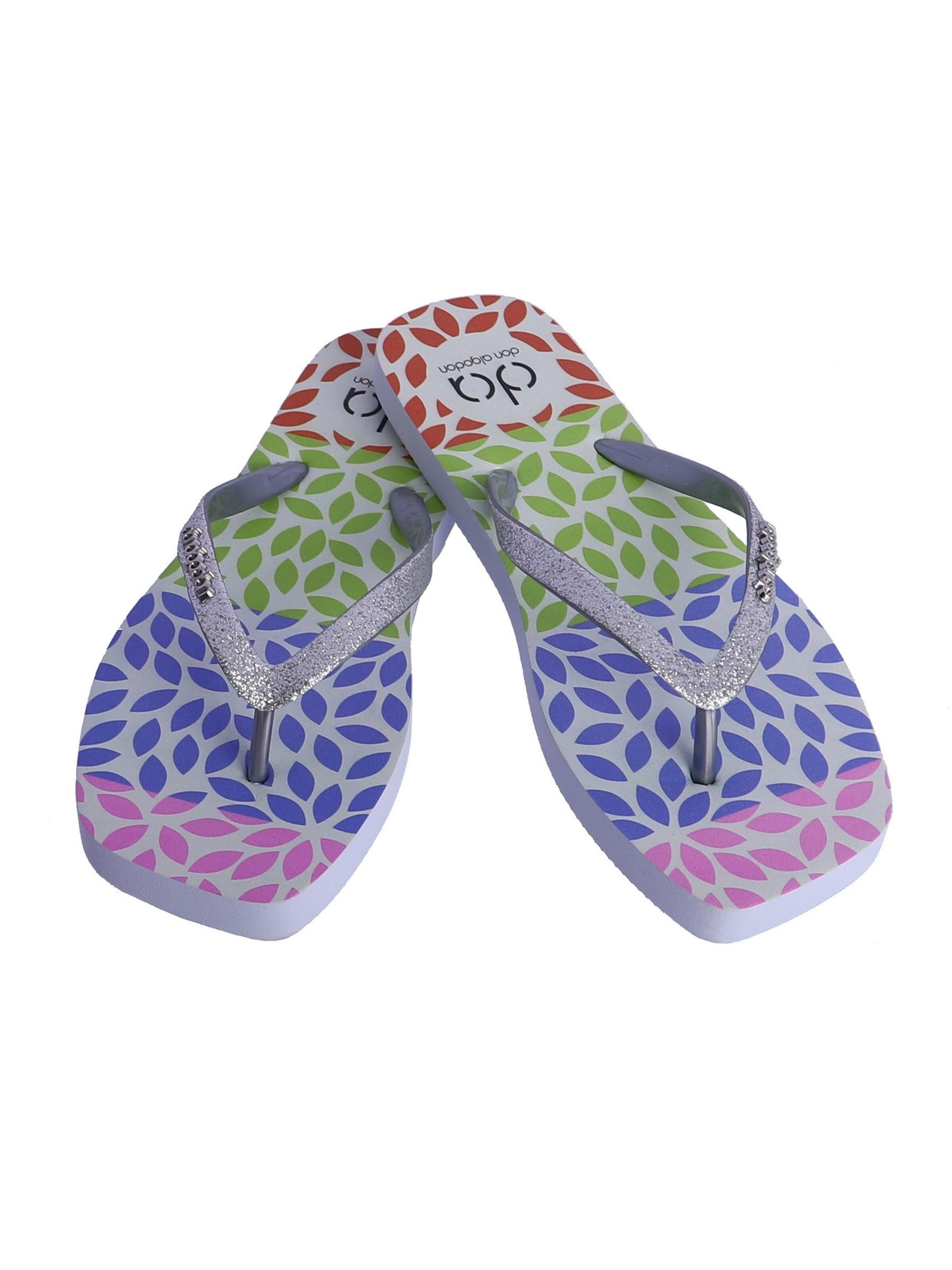 Don Algodon - Sandalias de dedo 'Chanclas' en plata