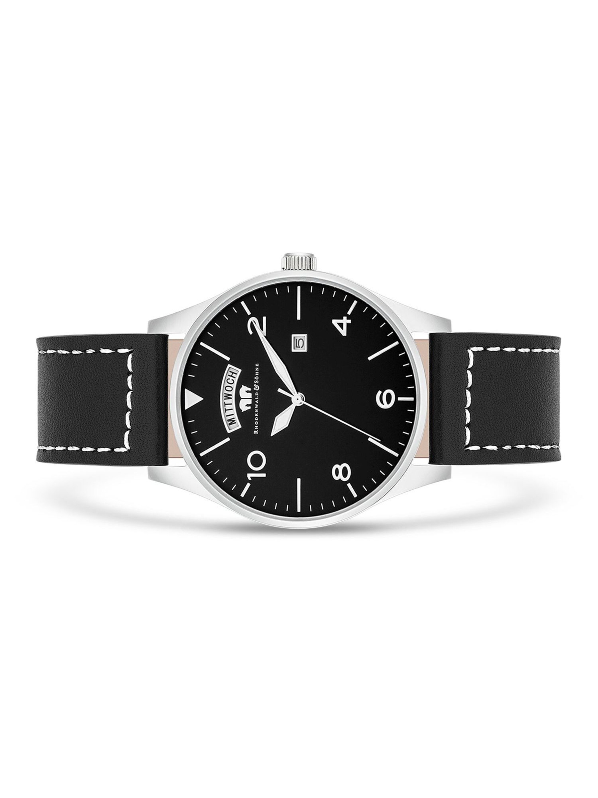 Rhodenwald & Söhne Analoog horloge in Zwart