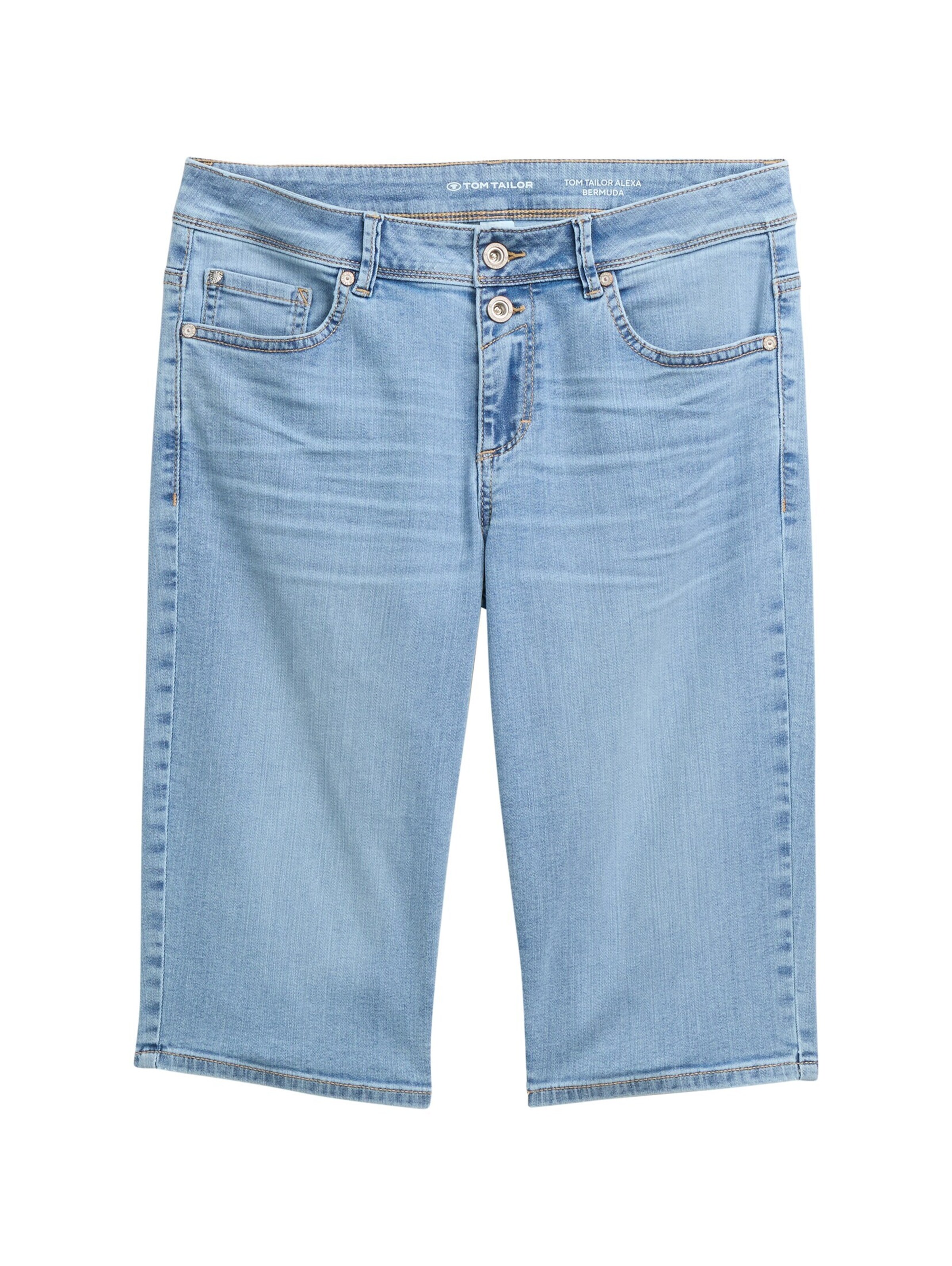 TOM TAILOR Shorts 'Alexa' in Blau: Vorderseite