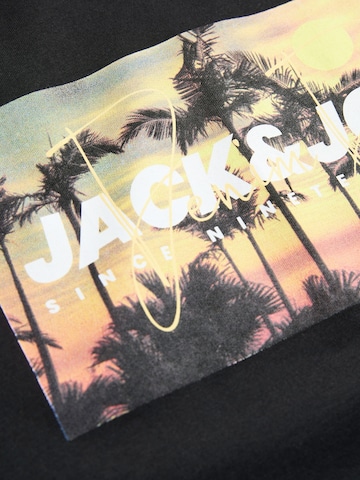 Jack & Jones Plus Majica 'JJINDIANA' | črna barva