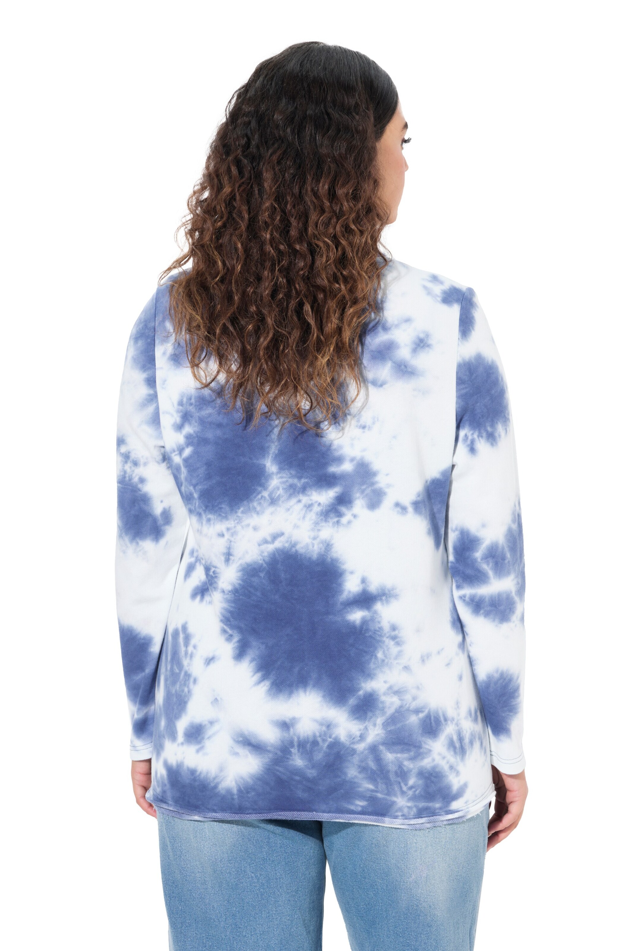 Ulla Popken Sweatshirt in Blauw