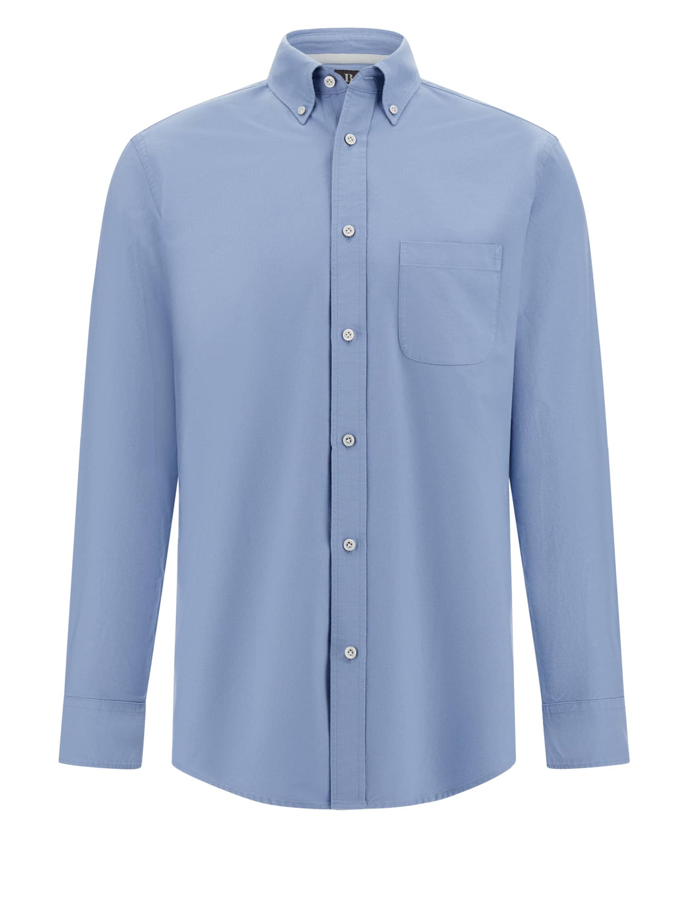 Boggi Milano Overhemd in Blauw: voorkant