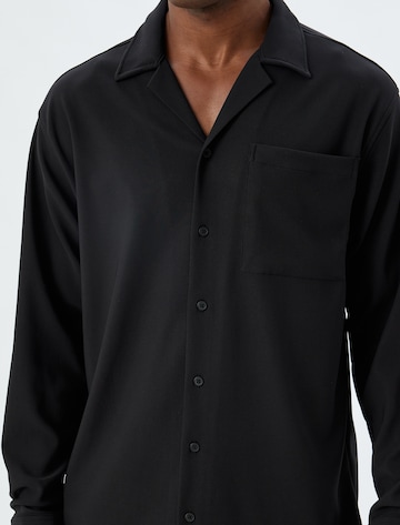 Koton Slim fit Overhemd in Zwart