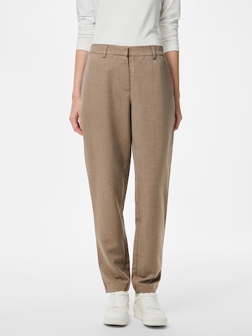 Regular Pantaloni eleganți 'PCBOSELLA' de la PIECES pe maro: față