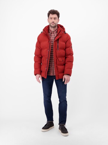 LERROS Regular fit Button Up Shirt in Red