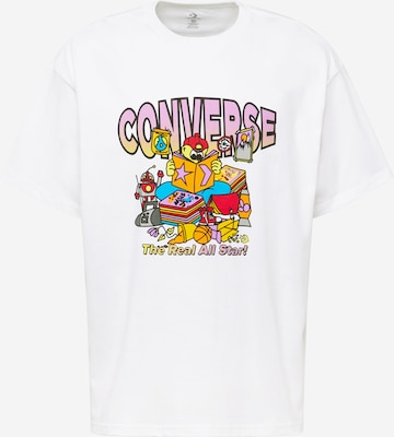 CONVERSE Shirt in Wit: voorkant