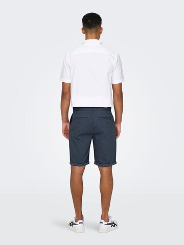 regular Pantaloni 'Peter Dobby' di Only & Sons in blu