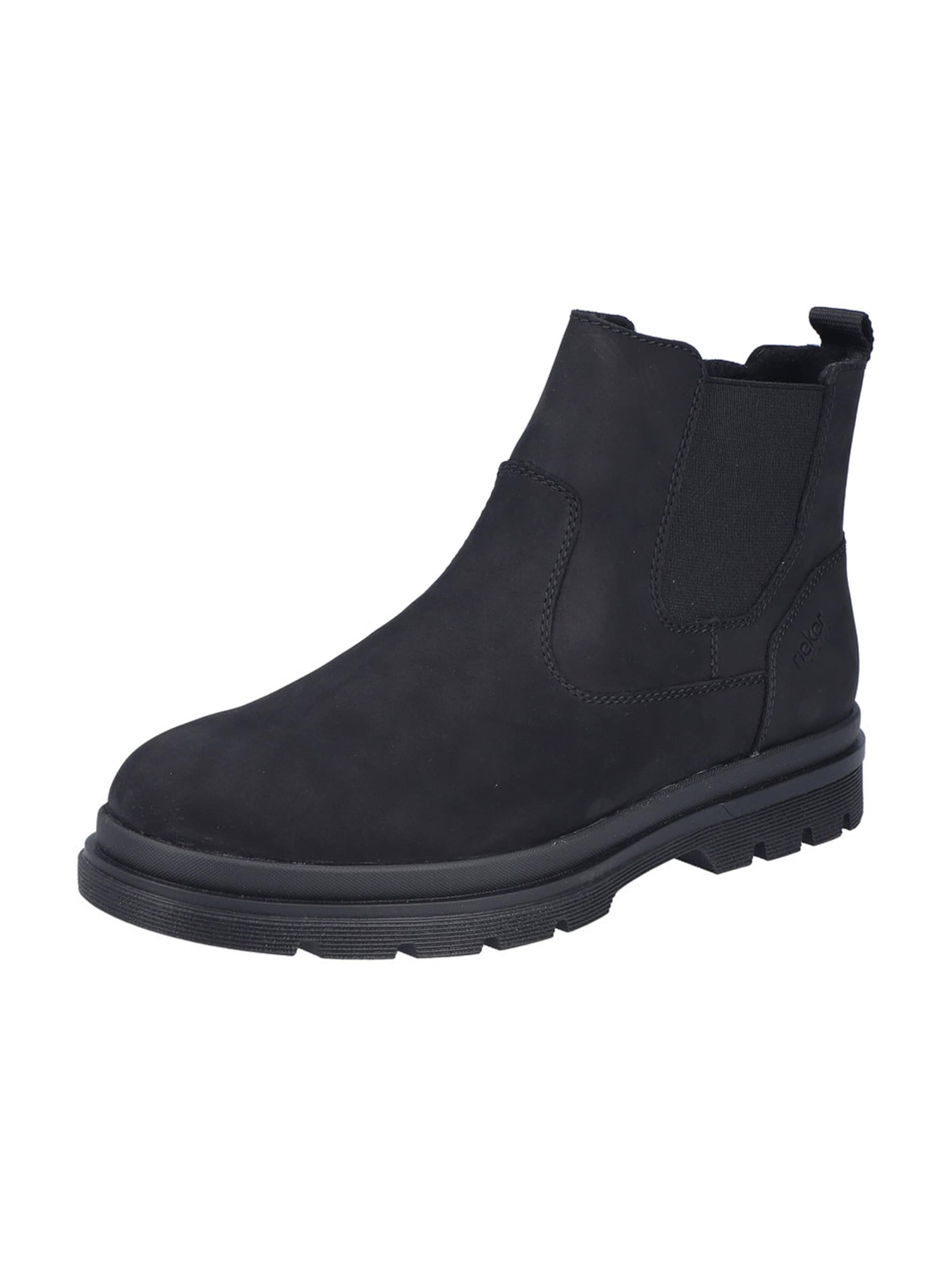 Rieker - Botas chelsea em preto: frente