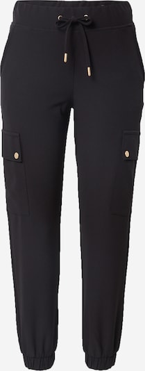 ONLY Pantalon cargo 'Glowing' en noir, Vue avec produit