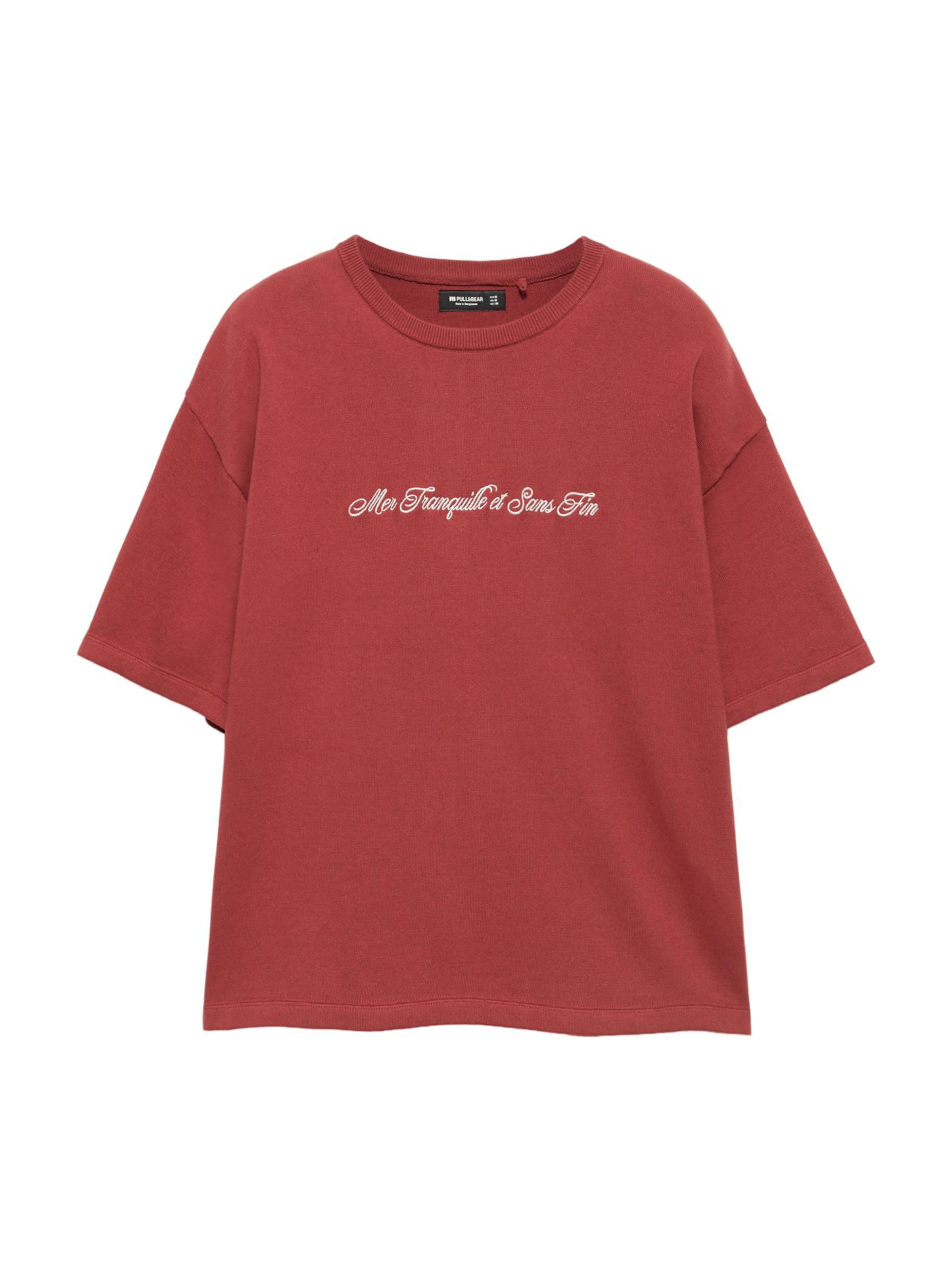 Pullover di Pull&Bear in rosso: frontale