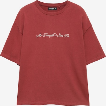 Pullover di Pull&Bear in rosso: frontale