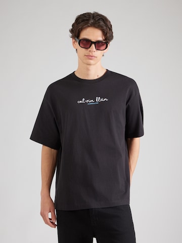 Calvin Klein Jeans Koszulka w kolorze czarny