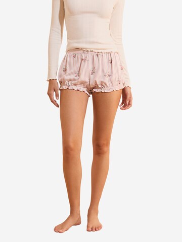 ETAM Pyjamashorts 'Clalie' in Beige: Vorderseite