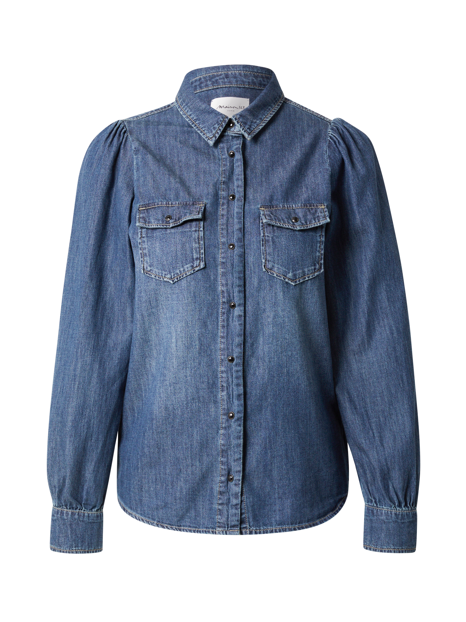 Taglie comode Abbigliamento Maison 123 Camicia da donna AGATHE in Blu 