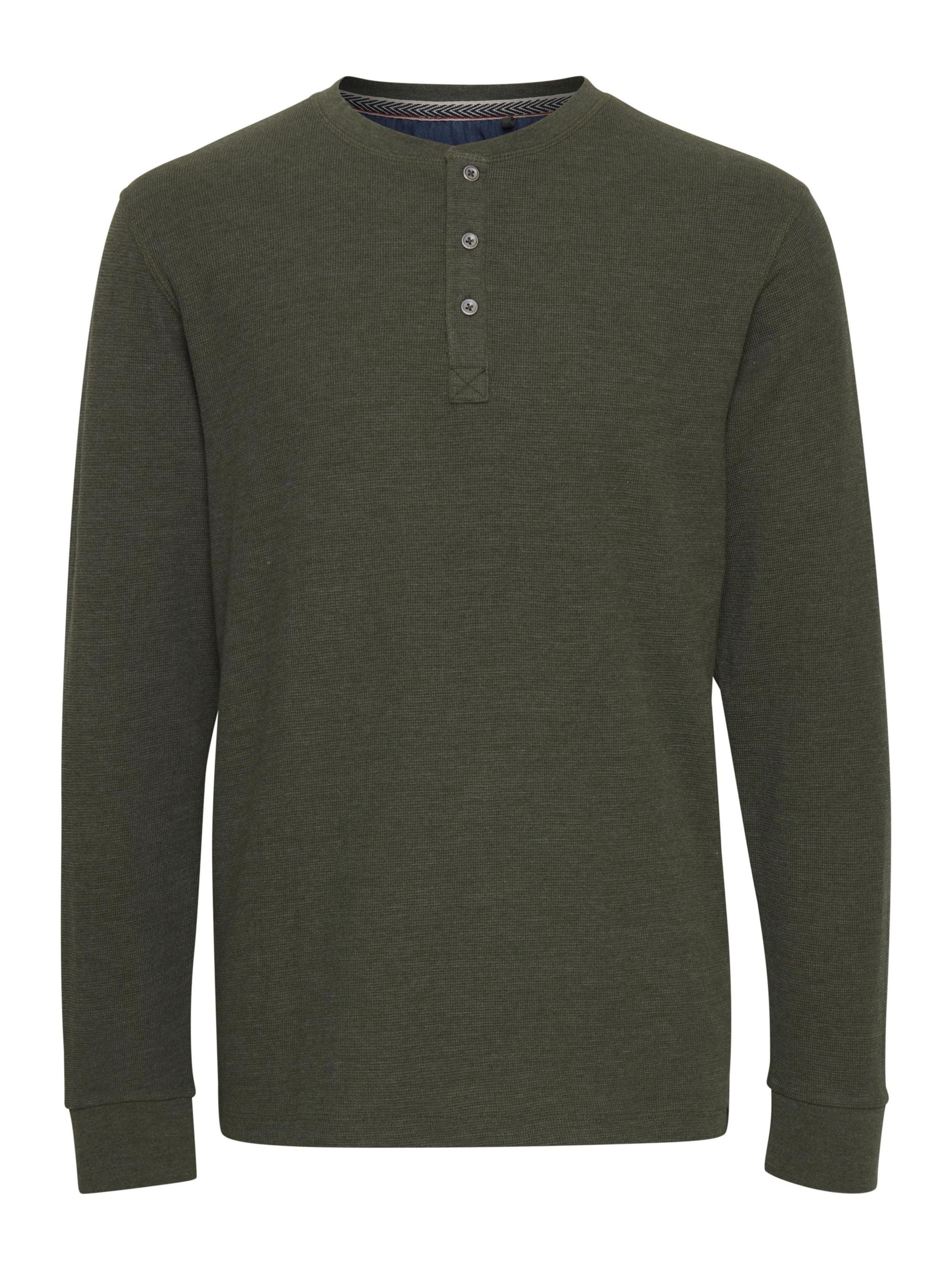 BLEND Särk 'Noble', värv roheline: eest vaates