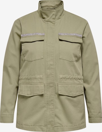 ONLY Carmakoma - Chaqueta de entretiempo 'CARElena' en verde: frente