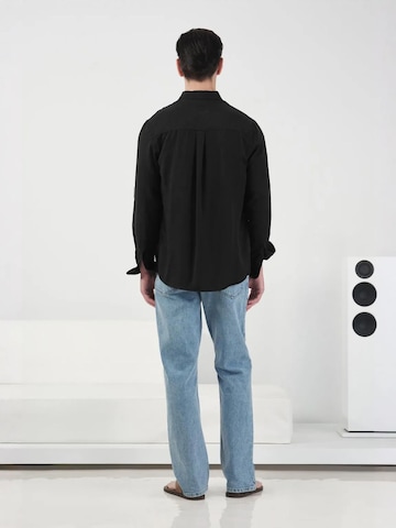 Regular fit Camicia di Giesto in nero