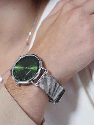 Luxenter Analog Watch 'Uzrai' in Green
