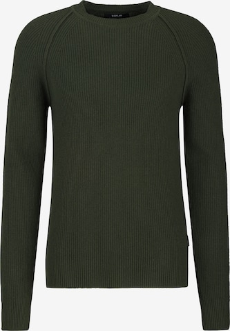 19V69 ITALIA Sweater 'Masche' in Green: front