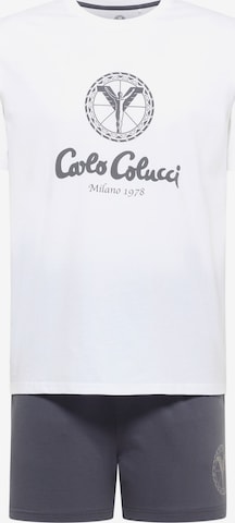 Pyjama court ' Ferreri ' Carlo Colucci en gris : devant